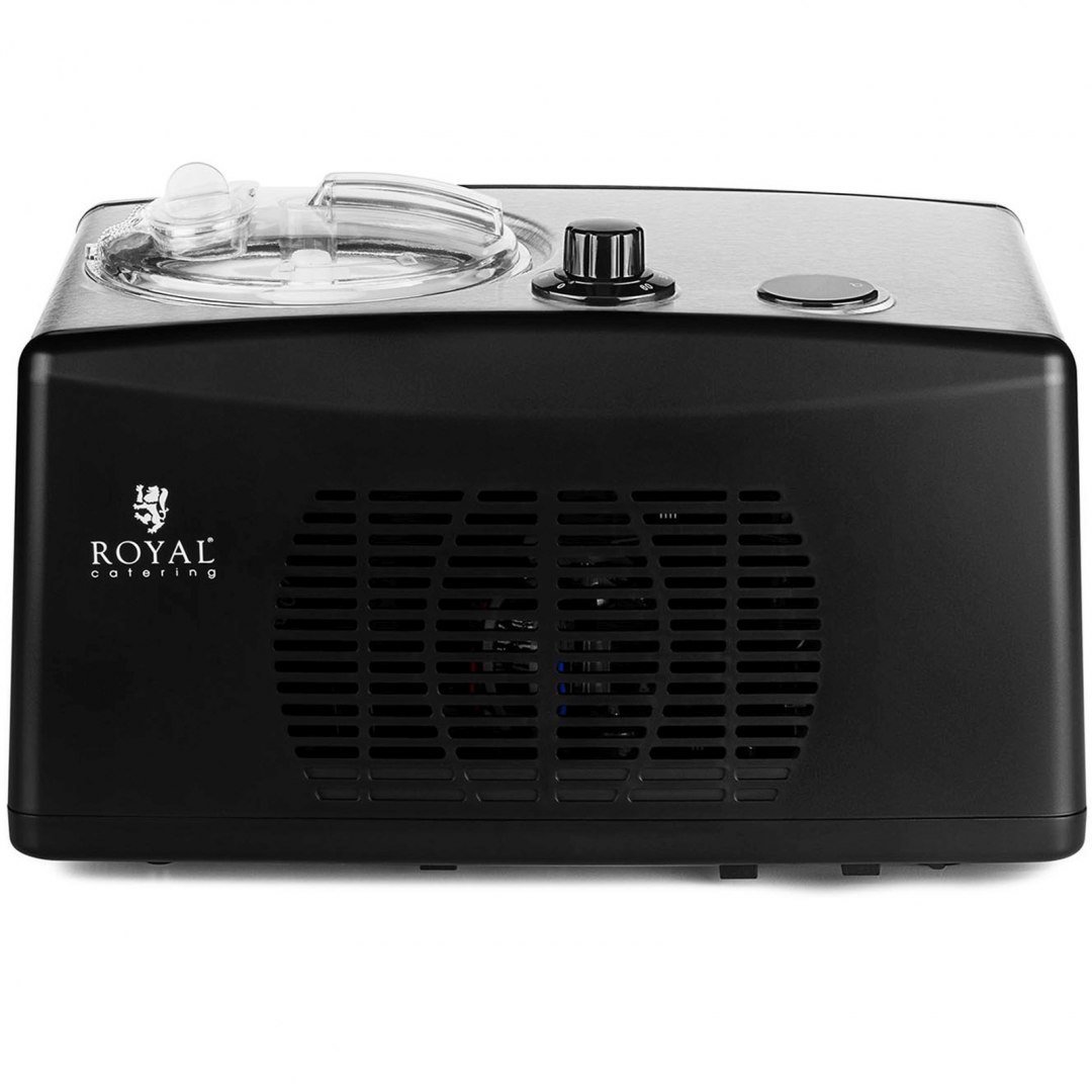 Lodziarka maszynka do wyrobu lodów sorbetów smoothie domowa 130 W 1.5 l Royal Catering Lodziarka maszynka do wyrobu lodów sorbetów smoothie domowa 130 W 1.5 l Royal Catering