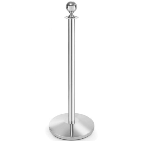 Podstawa do słupka odgradzającego chromowana srebrna śr. 360 mm - Hendi 810484 Hendi Podstawa do słupka odgradzającego chromowana srebrna śr. 360 mm - Hendi 810484 Hendi