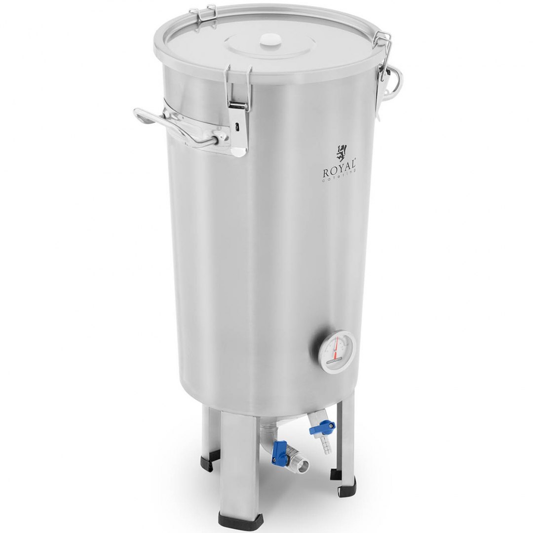 Pojemnik kocioł fermentacyjny fermentator do piwa ze stali nierdzewnej 20 l Royal Catering Pojemnik kocioł fermentacyjny fermentator do piwa ze stali nierdzewnej 20 l Royal Catering