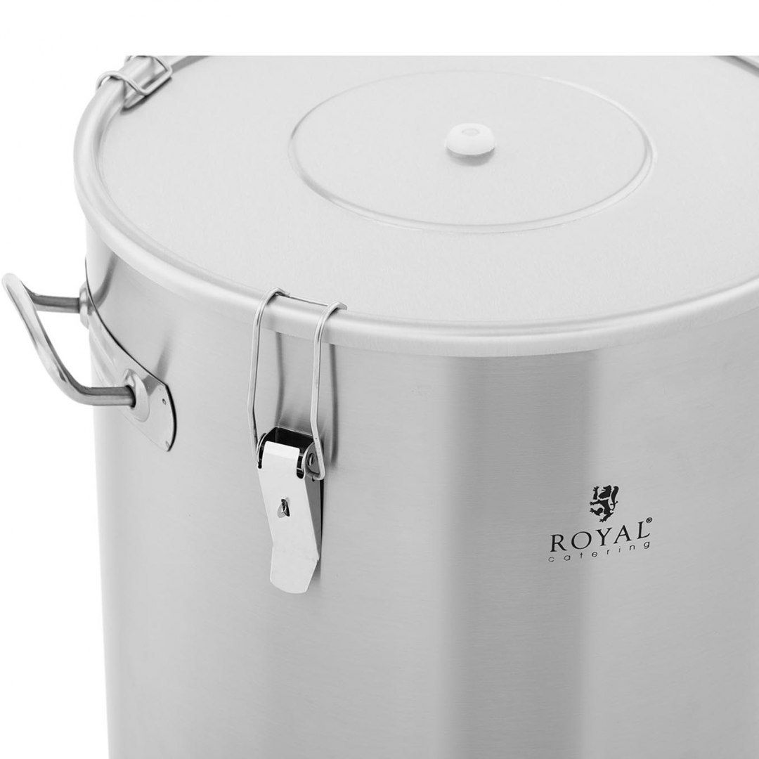 Pojemnik kocioł fermentacyjny fermentator do piwa ze stali nierdzewnej 20 l Royal Catering Pojemnik kocioł fermentacyjny fermentator do piwa ze stali nierdzewnej 20 l Royal Catering