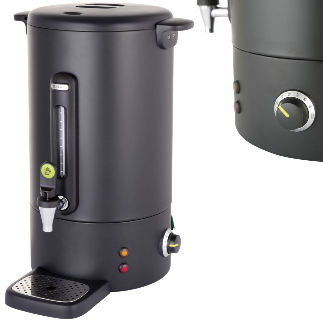 Warnik podgrzewacz do kawy z niekapiącym kranem czarny Concept Line 18 l - Hendi 211465 Hendi Warnik podgrzewacz do kawy z niekapiącym kranem czarny Concept Line 18 l - Hendi 211465 Hendi