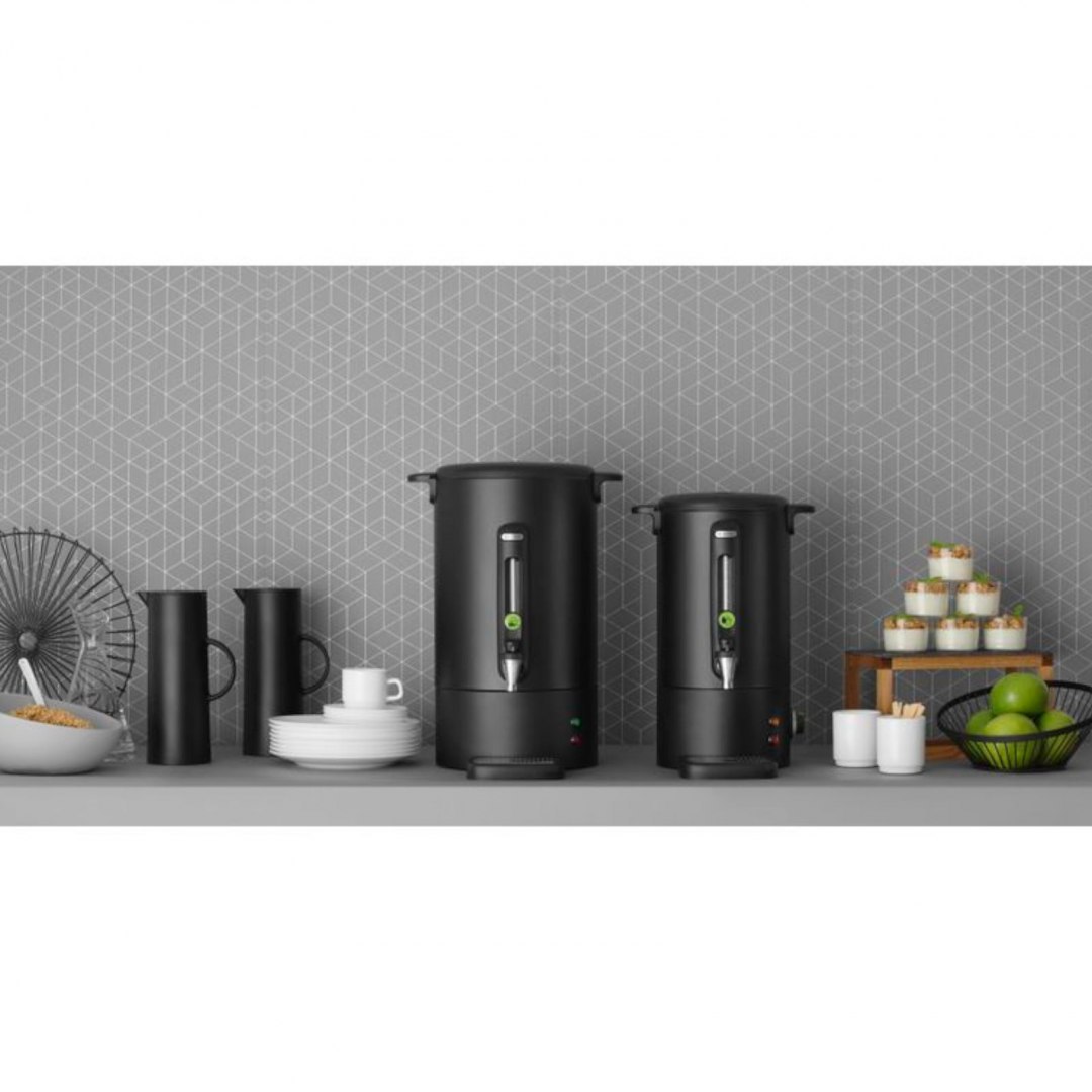 Warnik podgrzewacz do kawy z niekapiącym kranem czarny Concept Line 18 l - Hendi 211465 Hendi Warnik podgrzewacz do kawy z niekapiącym kranem czarny Concept Line 18 l - Hendi 211465 Hendi