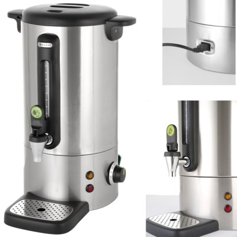 Warnik podgrzewacz do kawy z niekapiącym kranem stalowy Concept Line 10 l - Hendi 211410 Hendi Warnik podgrzewacz do kawy z niekapiącym kranem stalowy Concept Line 10 l - Hendi 211410 Hendi