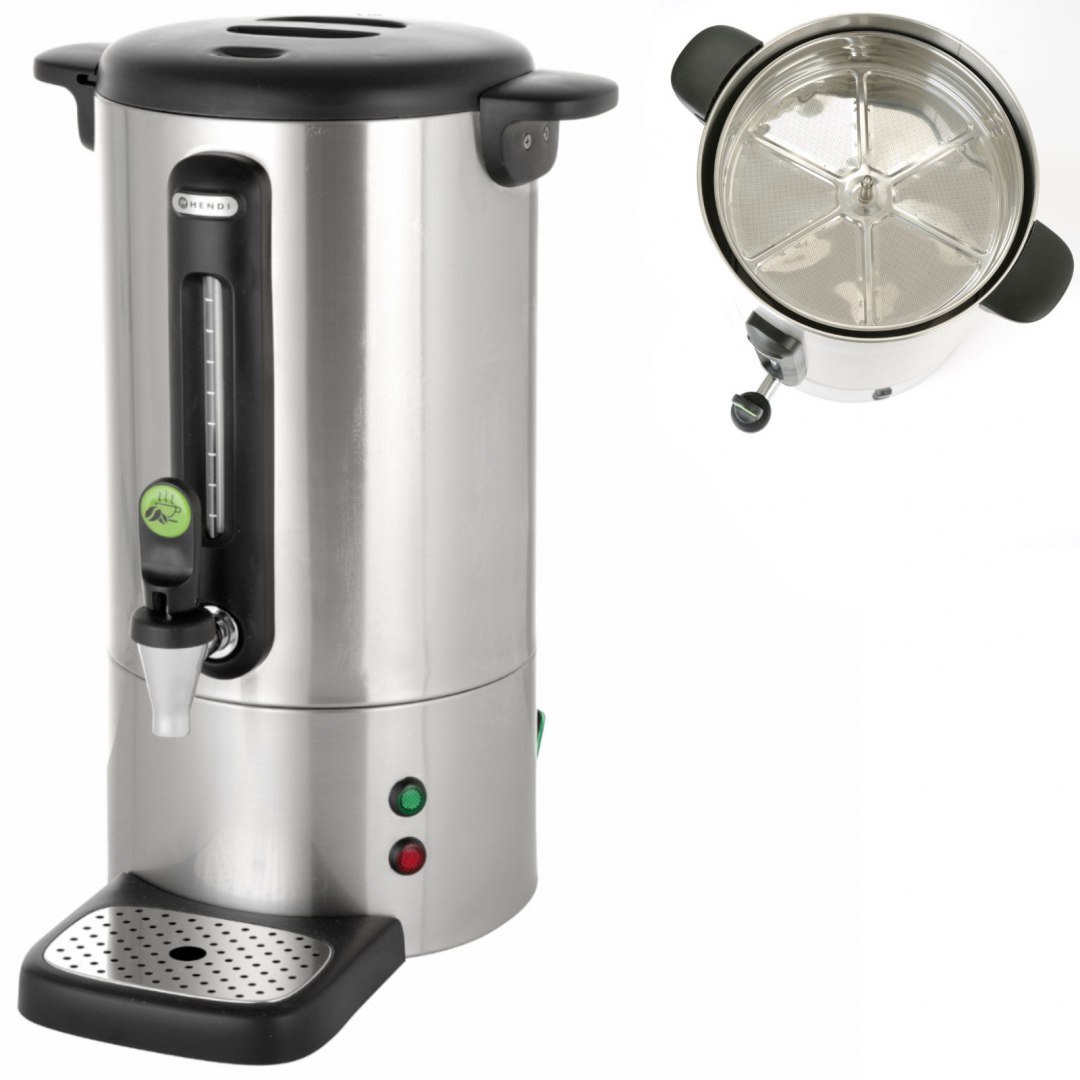 Zaparzacz perkolator do kawy z niekapiącym kranikiem stalowy Concept Line 7 l - Hendi 211434 Hendi Zaparzacz perkolator do kawy z niekapiącym kranikiem stalowy Concept Line 7 l - Hendi 211434 Hendi