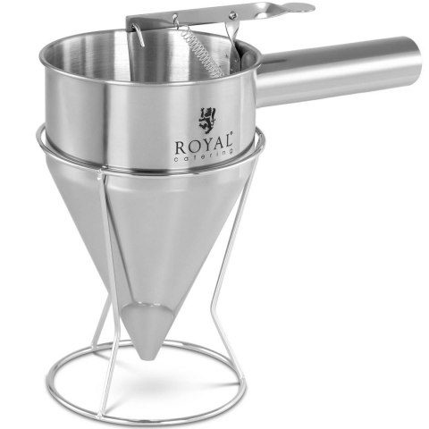 Dozownik pistolet do sosów kremów ze stali nierdzewnej dysza śr. 8 mm 1.2 l Royal Catering Dozownik pistolet do sosów kremów ze stali nierdzewnej dysza śr. 8 mm 1.2 l Royal Catering