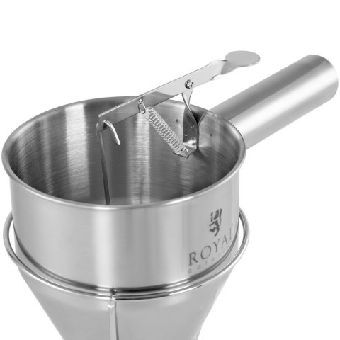 Dozownik pistolet do sosów kremów ze stali nierdzewnej dysza śr. 8 mm 1.2 l Royal Catering Dozownik pistolet do sosów kremów ze stali nierdzewnej dysza śr. 8 mm 1.2 l Royal Catering