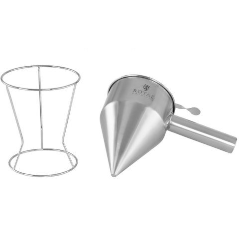 Dozownik pistolet do sosów kremów ze stali nierdzewnej dysza śr. 8 mm 1.2 l Royal Catering Dozownik pistolet do sosów kremów ze stali nierdzewnej dysza śr. 8 mm 1.2 l Royal Catering