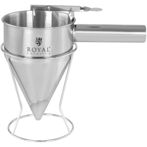 Dozownik pistolet do sosów kremów ze stali nierdzewnej dysza śr. 8 mm 1.2 l Royal Catering Dozownik pistolet do sosów kremów ze stali nierdzewnej dysza śr. 8 mm 1.2 l Royal Catering