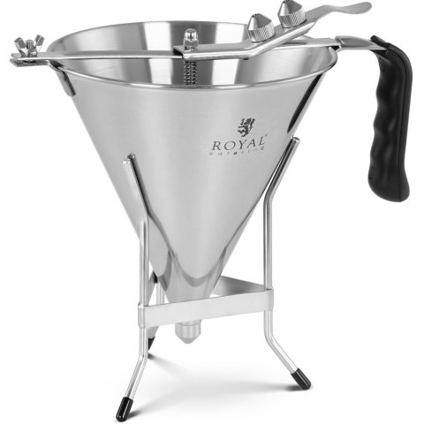Dozownik pistolet do sosów kremów ze stali nierdzewnej + stojak 3 dysze 1.8 l Royal Catering Dozownik pistolet do sosów kremów ze stali nierdzewnej + stojak 3 dysze 1.8 l Royal Catering