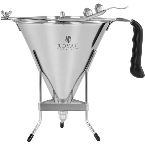 Dozownik pistolet do sosów kremów ze stali nierdzewnej + stojak 3 dysze 1.8 l Royal Catering Dozownik pistolet do sosów kremów ze stali nierdzewnej + stojak 3 dysze 1.8 l Royal Catering