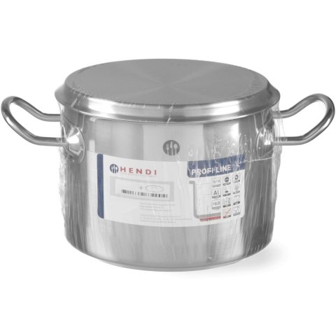 Garnek średni Profi Line z pokrywką 7 l śr. 240 x 150 h - Hendi 831403 Hendi Garnek średni Profi Line z pokrywką 7 l śr. 240 x 150 h - Hendi 831403 Hendi
