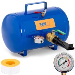 Inflator zbiornik ciśnieniowy do pompowania kół opon z manometrem 8 bar 19.5 l MSW