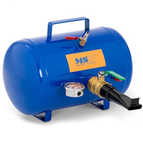 Inflator zbiornik ciśnieniowy do pompowania kół opon z manometrem 8 bar 19.5 l MSW Inflator zbiornik ciśnieniowy do pompowania kół opon z manometrem 8 bar 19.5 l MSW
