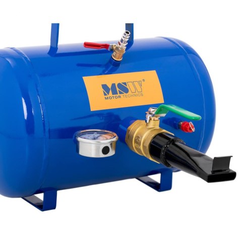Inflator zbiornik ciśnieniowy do pompowania kół opon z manometrem 8 bar 19.5 l MSW Inflator zbiornik ciśnieniowy do pompowania kół opon z manometrem 8 bar 19.5 l MSW