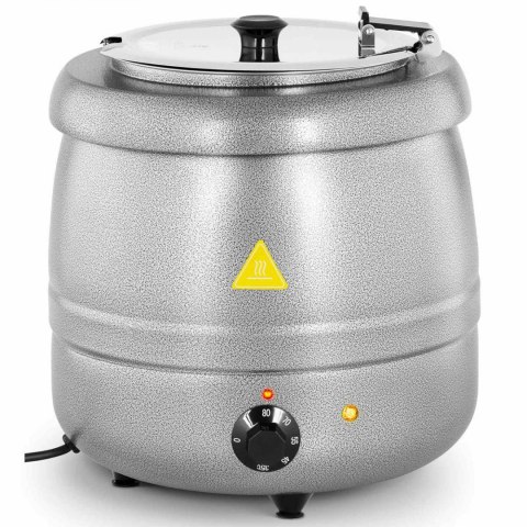 Kociołek termos do zupy elektryczny ze stali nierdzewnej cool-touch 400 W 10 l 35-80C srebrny Royal Catering Kociołek termos do zupy elektryczny ze stali nierdzewnej cool-touch 400 W 10 l 35-80C srebrny Royal Catering