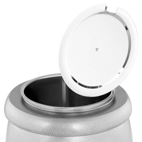 Kociołek termos do zupy elektryczny ze stali nierdzewnej cool-touch 400 W 10 l 35-80C srebrny Royal Catering Kociołek termos do zupy elektryczny ze stali nierdzewnej cool-touch 400 W 10 l 35-80C srebrny Royal Catering
