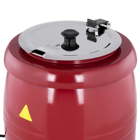 Kociołek termos na zupę elektryczny ze stali nierdzewnej cool-touch 400 W 10 l 35-80C czerwony Royal Catering Kociołek termos na zupę elektryczny ze stali nierdzewnej cool-touch 400 W 10 l 35-80C czerwony Royal Catering