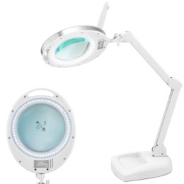 Lampa kosmetyczna z lupą szkłem powiększającym na biurko 5 dpi 60x LED śr. 127 mm Physa