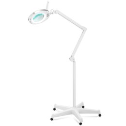 Lampa lupa kosmetyczna ze szkłem powiększającym mobilna 5 dpi 60x LED śr. 127 mm Physa