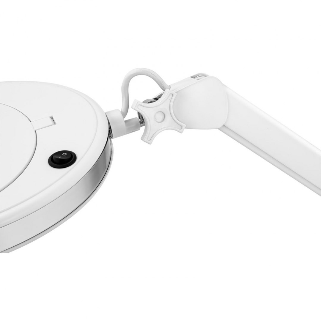 Lampa lupa kosmetyczna ze szkłem powiększającym na stojaku 5 dpi 60x LED śr. 127 mm Physa Lampa lupa kosmetyczna ze szkłem powiększającym na stojaku 5 dpi 60x LED śr. 127 mm Physa