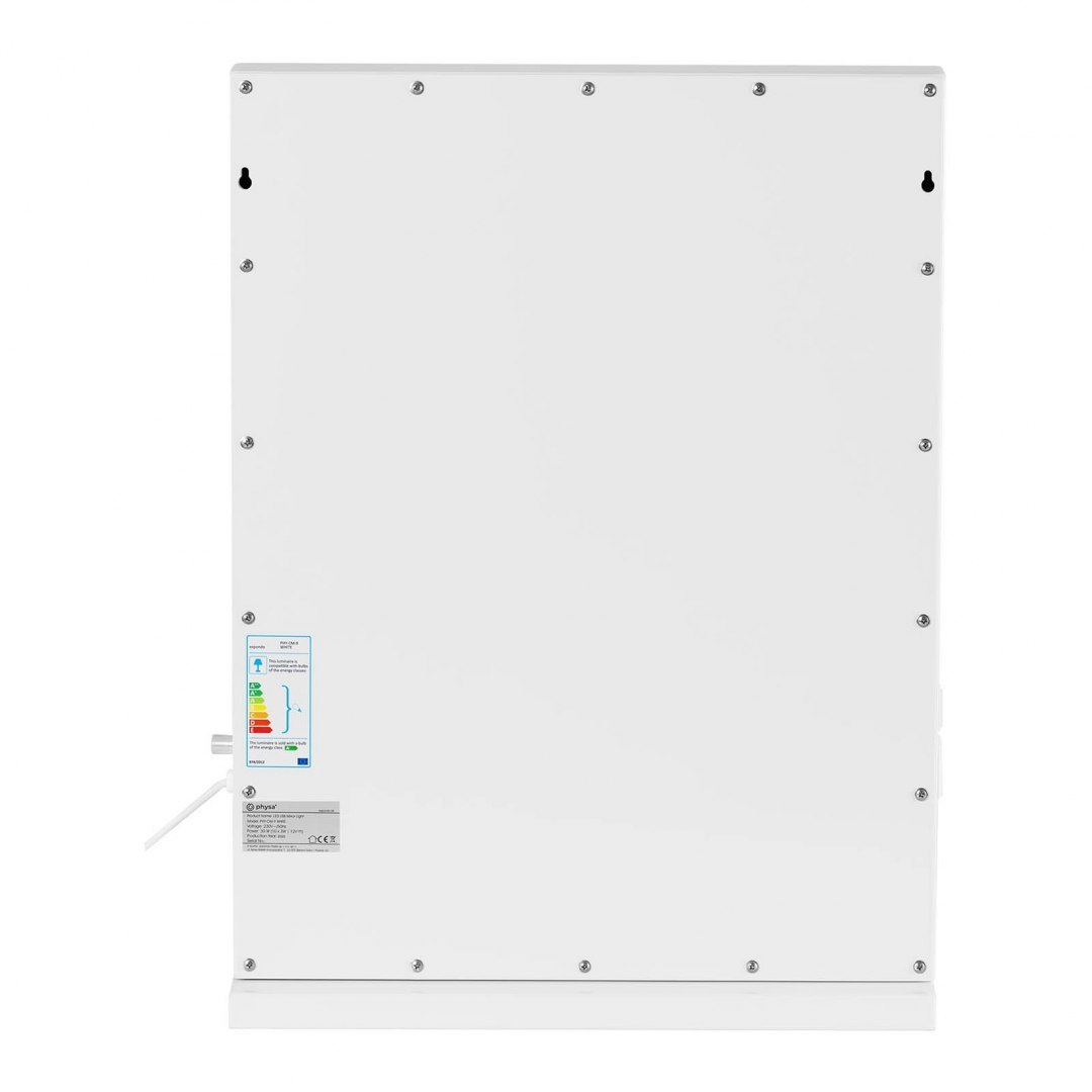 Lustro kosmetyczne do makijażu wizażu z oświetleniem 10 żarówek LED USB 67.5x50.5 cm Physa Lustro kosmetyczne do makijażu wizażu z oświetleniem 10 żarówek LED USB 67.5x50.5 cm Physa