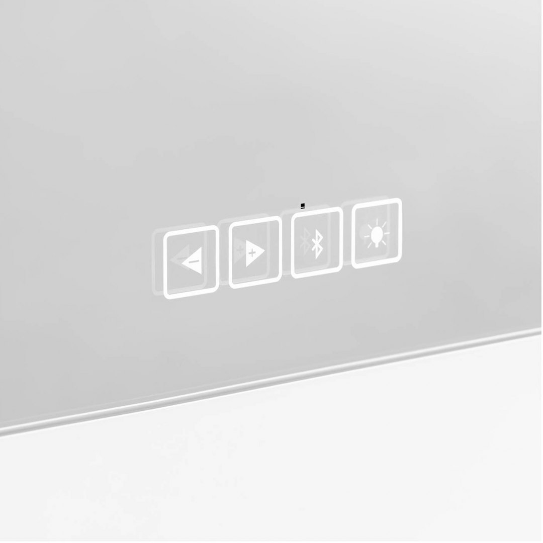 Lustro kosmetyczne do makijażu wizażu z oświetleniem i głośnikiem 12 żarówek LED BT USB 78x50 cm Physa Lustro kosmetyczne do makijażu wizażu z oświetleniem i głośnikiem 12 żarówek LED BT USB 78x50 cm Physa