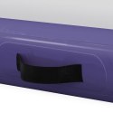 Mata materac gimnastyczny akrobatyczny do ćwiczeń dmuchany dł. 3 m gr. 10 cm fioletowy GYMREX