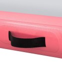 Mata materac gimnastyczny akrobatyczny do ćwiczeń dmuchany dł. 3 m gr. 10 cm różowy GYMREX