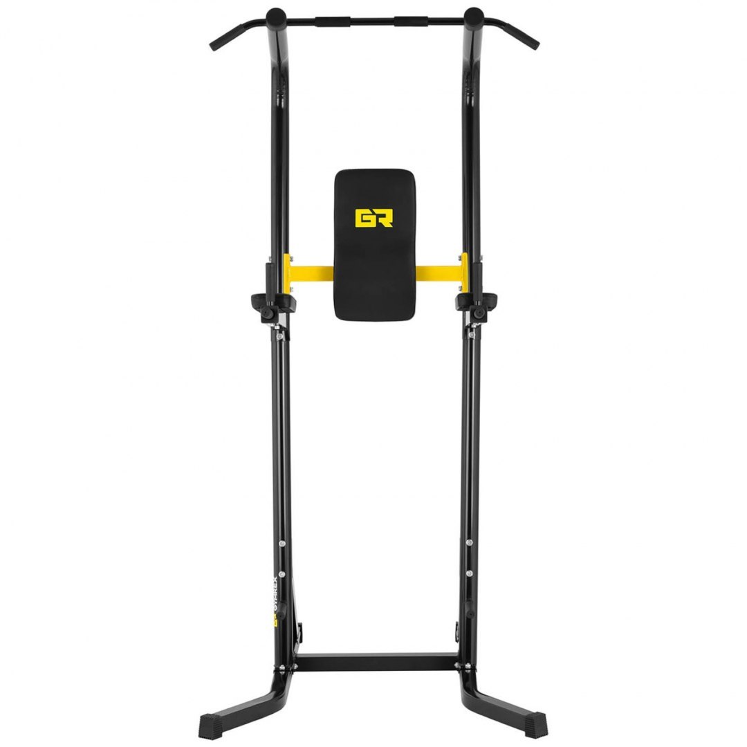 Poręcz stacja wielofunkcyjna podciągowa stacjonarna z drążkiem do 120 kg GYMREX Poręcz stacja wielofunkcyjna podciągowa stacjonarna z drążkiem do 120 kg GYMREX