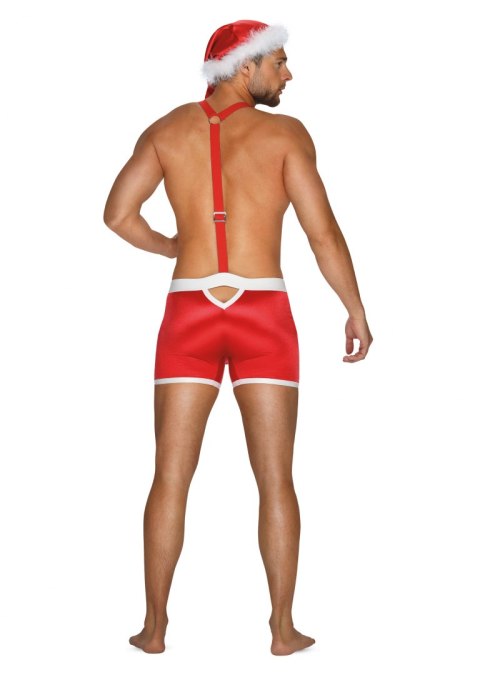 Komplet Mr. Claus Czerwony Czerwony S/M Komplet Mr. Claus Czerwony Czerwony S/M