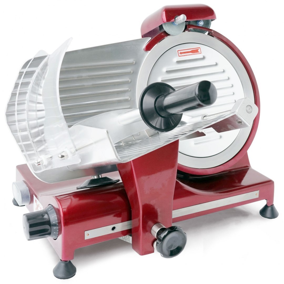 Krajalnica do wędlin sera elektryczna Profi Line RED EDITION 250 mm 320 W - Hendi 210086 Hendi Krajalnica do wędlin sera elektryczna Profi Line RED EDITION 250 mm 320 W - Hendi 210086 Hendi