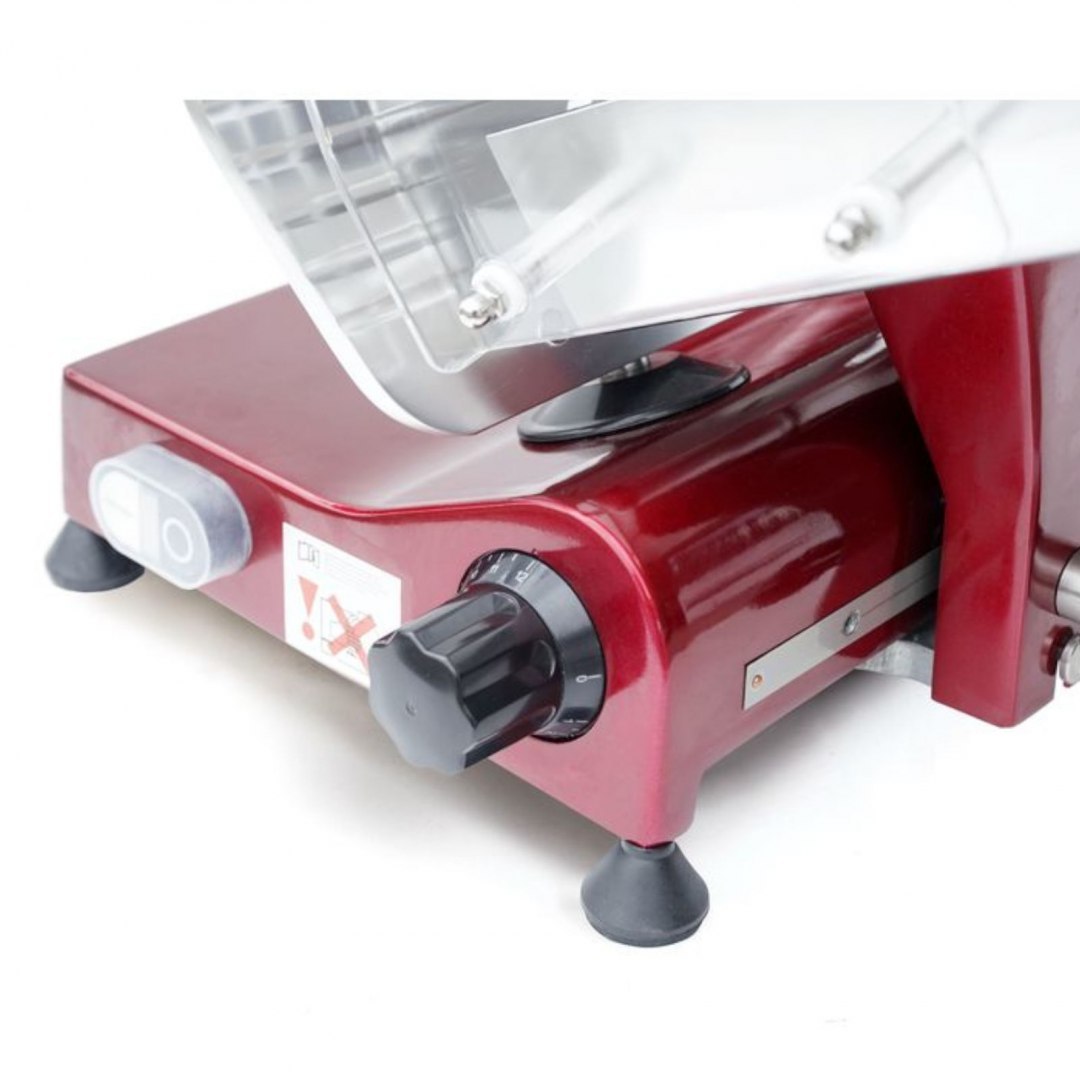 Krajalnica do wędlin sera elektryczna Profi Line RED EDITION 250 mm 320 W - Hendi 210086 Hendi Krajalnica do wędlin sera elektryczna Profi Line RED EDITION 250 mm 320 W - Hendi 210086 Hendi