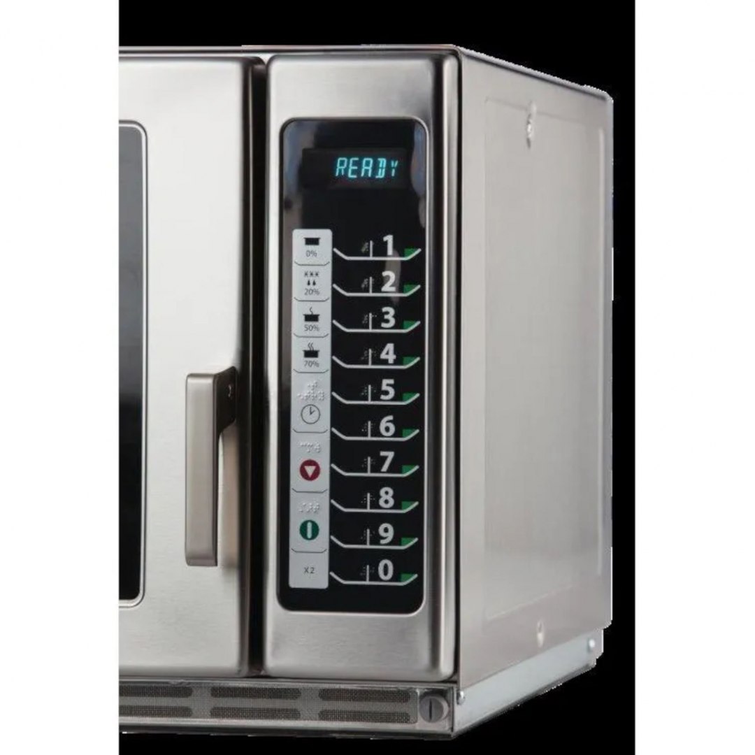 Kuchenka mikrofalowa z panelem dotykowym 100 programów Menumaster RFS518TS 34 l 1800 W - Hendi 280140 MENUMASTER Kuchenka mikrofalowa z panelem dotykowym 100 programów Menumaster RFS518TS 34 l 1800 W - Hendi 280140 MENUMASTER