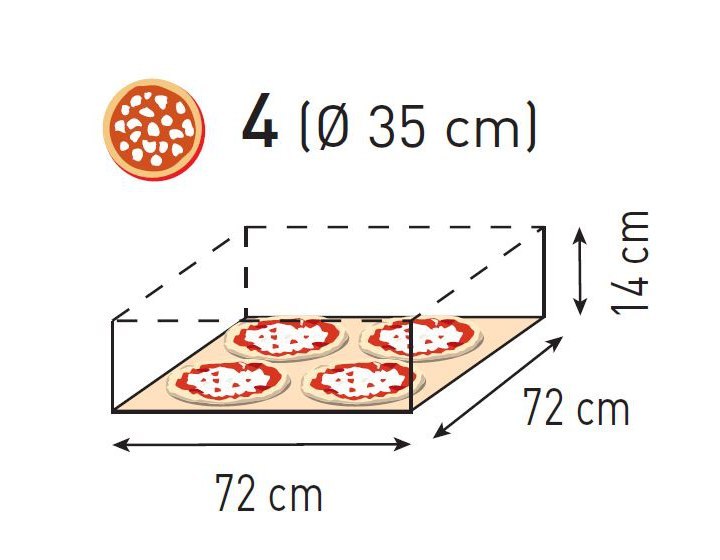 Piec do pizzy Basic XL 4 pizze 6000W - Hendi 226940 Hendi Piec do pizzy Basic XL 4 pizze 6000W - Hendi 226940 Hendi