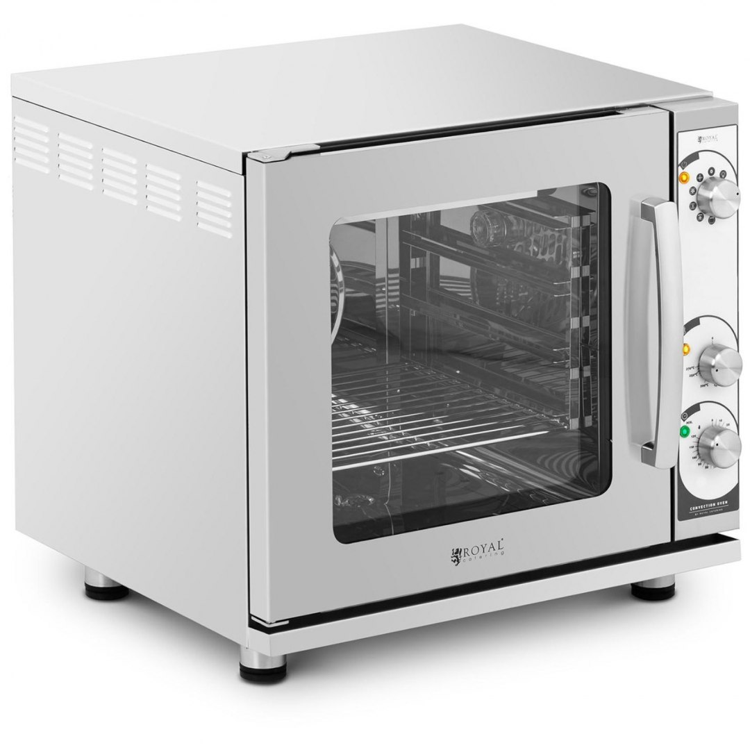 Piec konwekcyjny z funkcja grilla 4 poziomy stal 3000 W ITALY Royal Catering Piec konwekcyjny z funkcja grilla 4 poziomy stal 3000 W ITALY Royal Catering