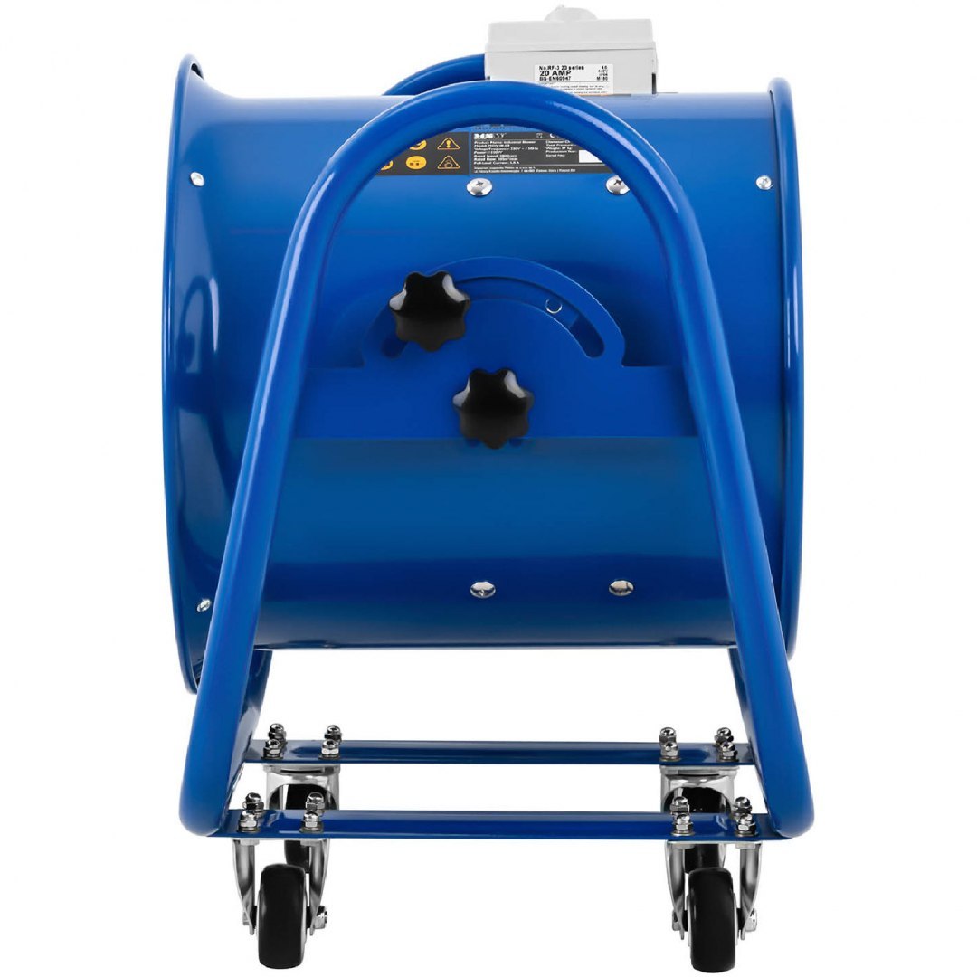 Wentylator dmuchawa przemysłowa osiowa do chłodzenia i cyrkulacji powietrza 1100 W śr. 400 mm MSW Wentylator dmuchawa przemysłowa osiowa do chłodzenia i cyrkulacji powietrza 1100 W śr. 400 mm MSW