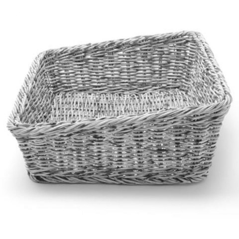 Kosz ekspozycyjny na pieczywo chleb skośny prostokątny szary 400x300x120 mm - Hendi 426661 Hendi Kosz ekspozycyjny na pieczywo chleb skośny prostokątny szary 400x300x120 mm - Hendi 426661 Hendi