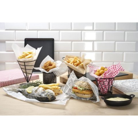 Podkładka z papieru pergaminowego nadruk KUCHNIA 500 szt. 420x275 mm - Hendi 678145 Hendi Podkładka z papieru pergaminowego nadruk KUCHNIA 500 szt. 420x275 mm - Hendi 678145 Hendi