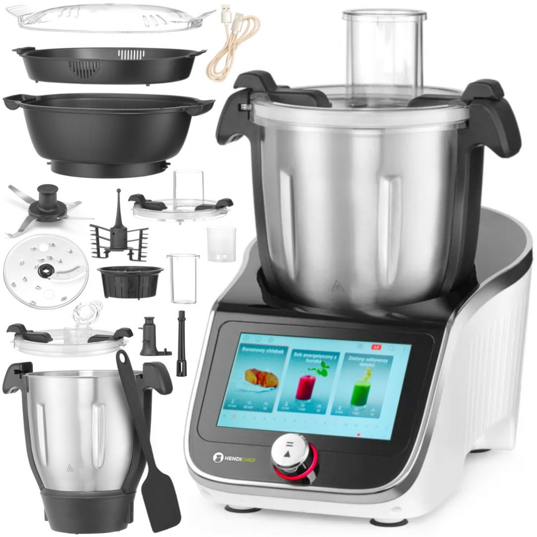 Robot kuchenny wielofunkcyjny z wagą 20 funkcji HendiChef IPC 4.5 l 1400 W 230 V - Hendi 221761 Hendi Robot kuchenny wielofunkcyjny z wagą 20 funkcji HendiChef IPC 4.5 l 1400 W 230 V - Hendi 221761 Hendi