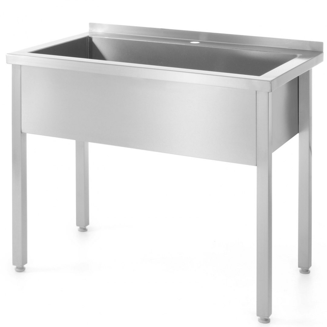 Stół z basenem jednokomorowym gastronomiczny spawany nierdzewny 120x60x85 cm - Hendi 813430 Hendi Stół z basenem jednokomorowym gastronomiczny spawany nierdzewny 120x60x85 cm - Hendi 813430 Hendi