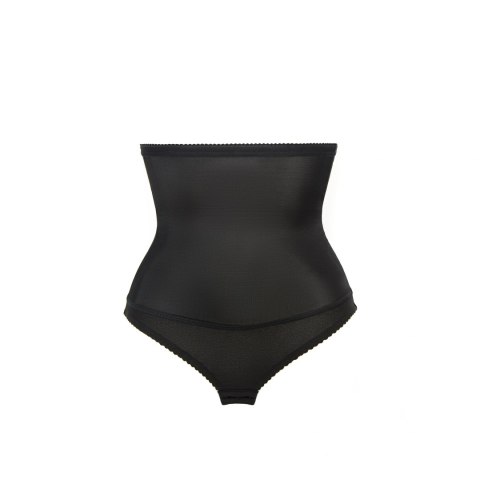Figi Iga Intense Wysoka talia Czarne Czarny XXXXL Figi Iga Intense Wysoka talia Czarne Czarny XXXXL