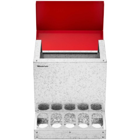 Karmidło karmnik dla kur drobiu zsypowy automatyczny 12 kg 10 otworów WIESENFIELD Karmidło karmnik dla kur drobiu zsypowy automatyczny 12 kg 10 otworów WIESENFIELD