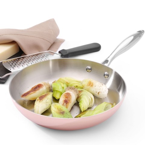 Patelnia miedziana Induction 240 x 50 mm - Hendi 607060 Hendi Patelnia miedziana Induction 240 x 50 mm - Hendi 607060 Hendi
