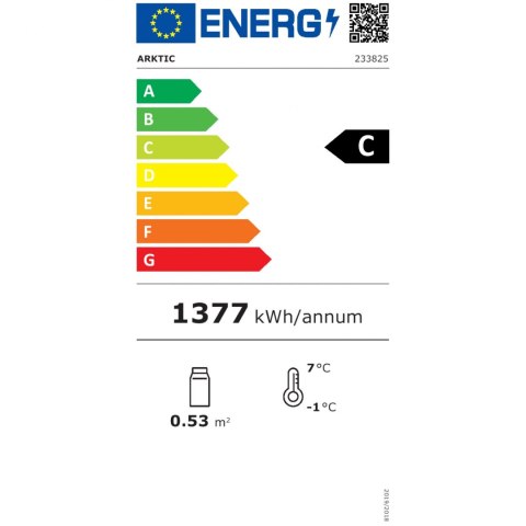 Witryna chłodnicza cukiernicza okrągła 3 półki LED 100L ARKTIC Witryna chłodnicza cukiernicza okrągła 3 półki LED 100L ARKTIC