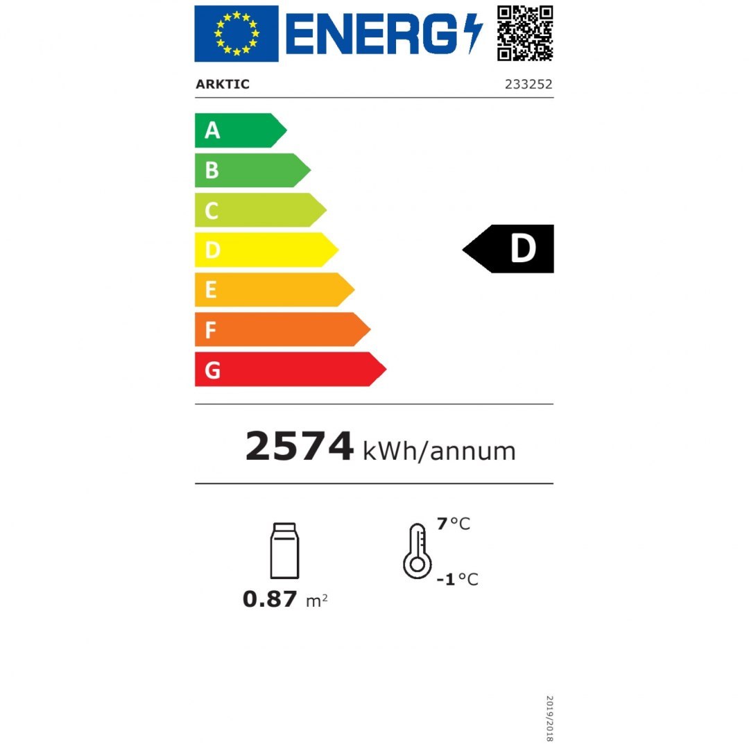 Regał chłodniczy cukierniczy przyścienny do sklepu cukierni 3 półki LED 320L ARKTIC Regał chłodniczy cukierniczy przyścienny do sklepu cukierni 3 półki LED 320L ARKTIC