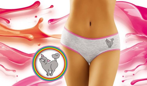 Figi Kicia 2504 Melanż XL Figi Kicia 2504 Melanż XL