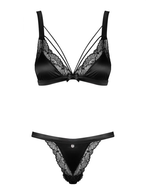 Komplet Eloissa 2-częściowy Czarny Czarny S/M Komplet Eloissa 2-częściowy Czarny Czarny S/M