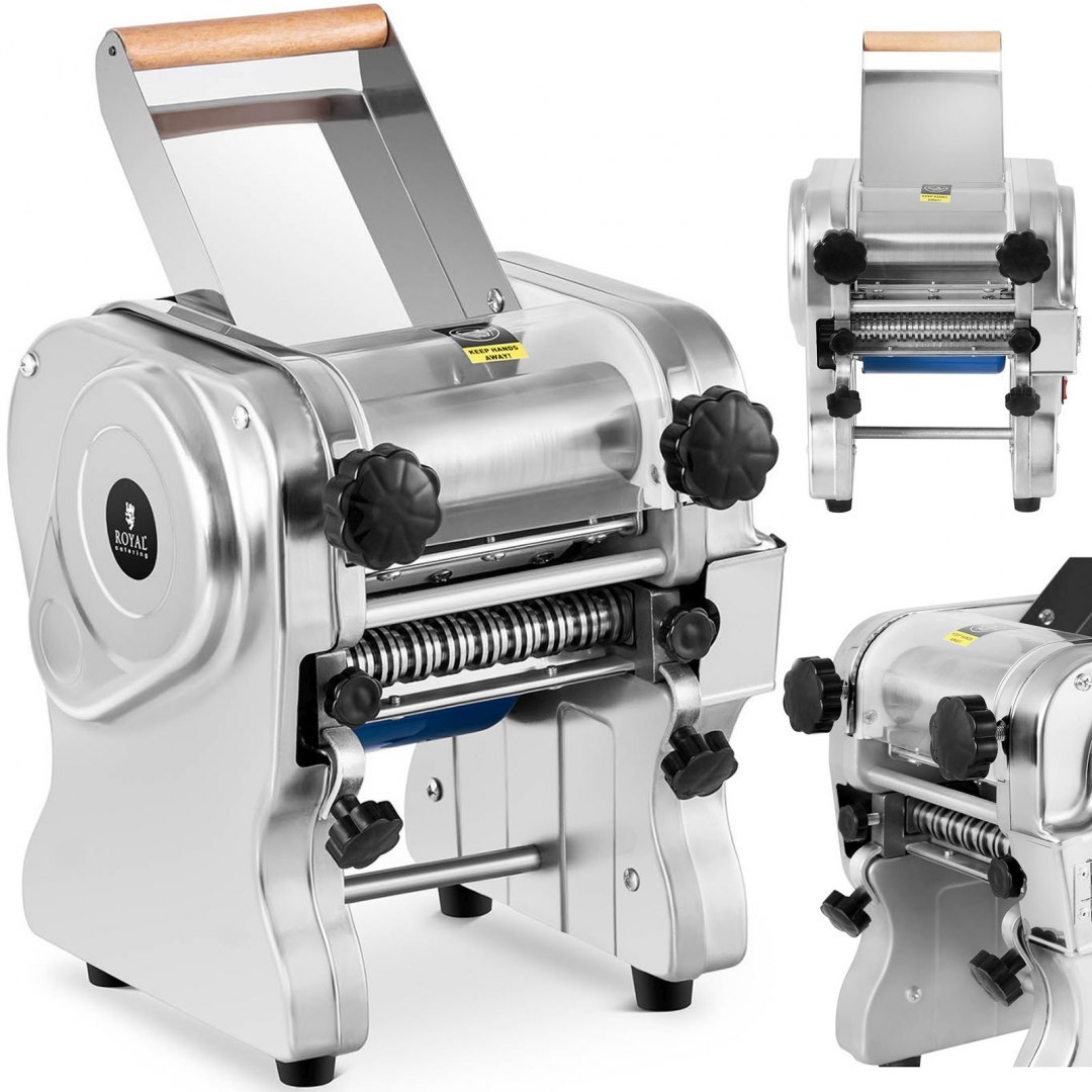 Maszynka krajalnica do wyrobu makaronu elektryczna ze stali nierdzewnej 230 V 550 W 160 mm Royal Catering Maszynka krajalnica do wyrobu makaronu elektryczna ze stali nierdzewnej 230 V 550 W 160 mm Royal Catering