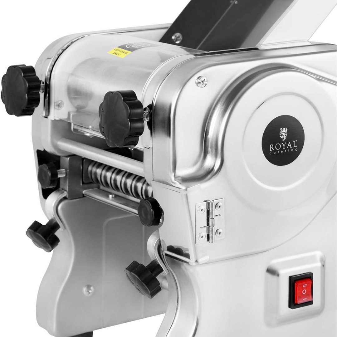 Maszynka krajalnica do wyrobu makaronu elektryczna ze stali nierdzewnej 230 V 550 W 160 mm Royal Catering Maszynka krajalnica do wyrobu makaronu elektryczna ze stali nierdzewnej 230 V 550 W 160 mm Royal Catering