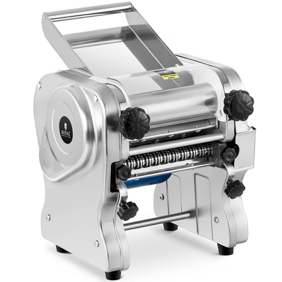 Maszynka krajalnica do wyrobu makaronu elektryczna ze stali nierdzewnej 230 V 550 W 180 mm Royal Catering Maszynka krajalnica do wyrobu makaronu elektryczna ze stali nierdzewnej 230 V 550 W 180 mm Royal Catering